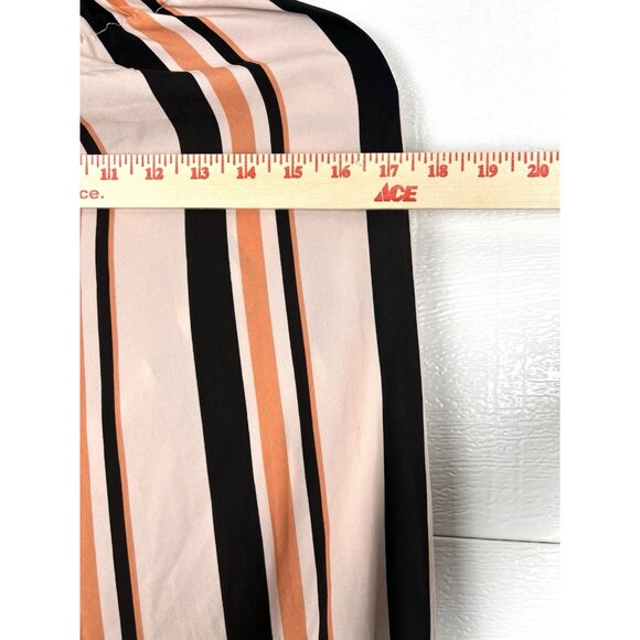 Forever 21 Contemporary Womens Striped Multicolor Pants Size Medium - Picture 12 of 12